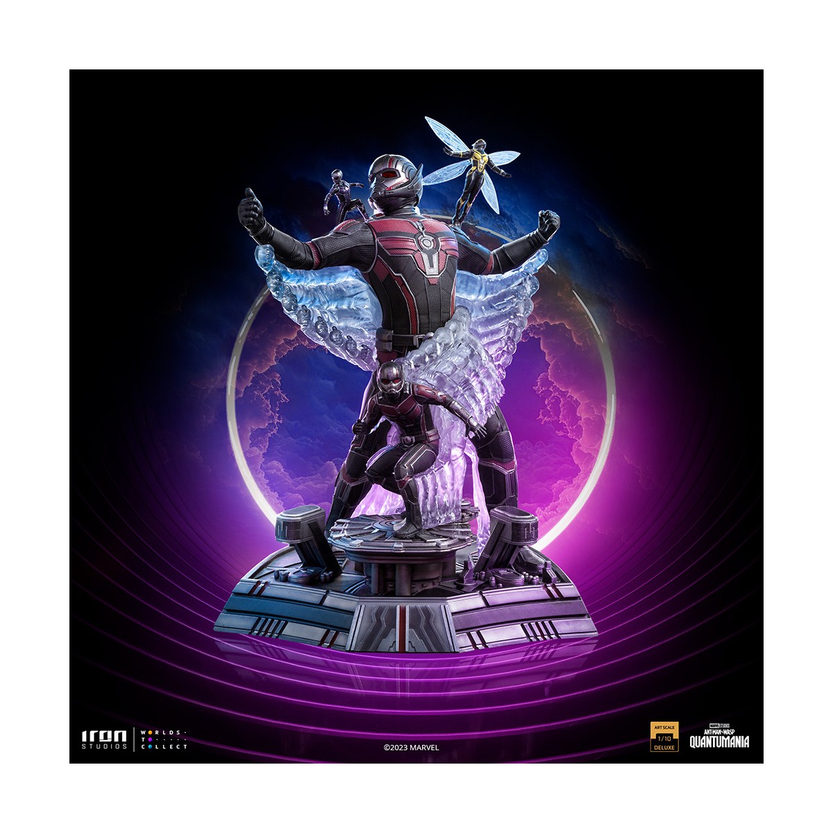 Iron Studios - Quantumania Ant-Man - Ant-Man & the Wasp Marvel Comics 1/10 Deluxe Art Scale