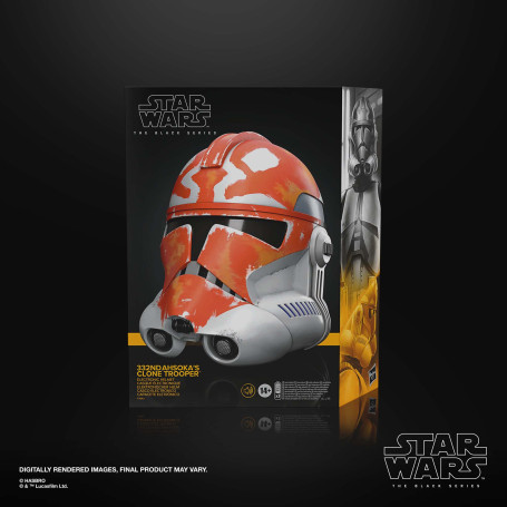 Hasbro - Casco Electrónico Premium Clone Trooper Fase II - Star Wars Black Series