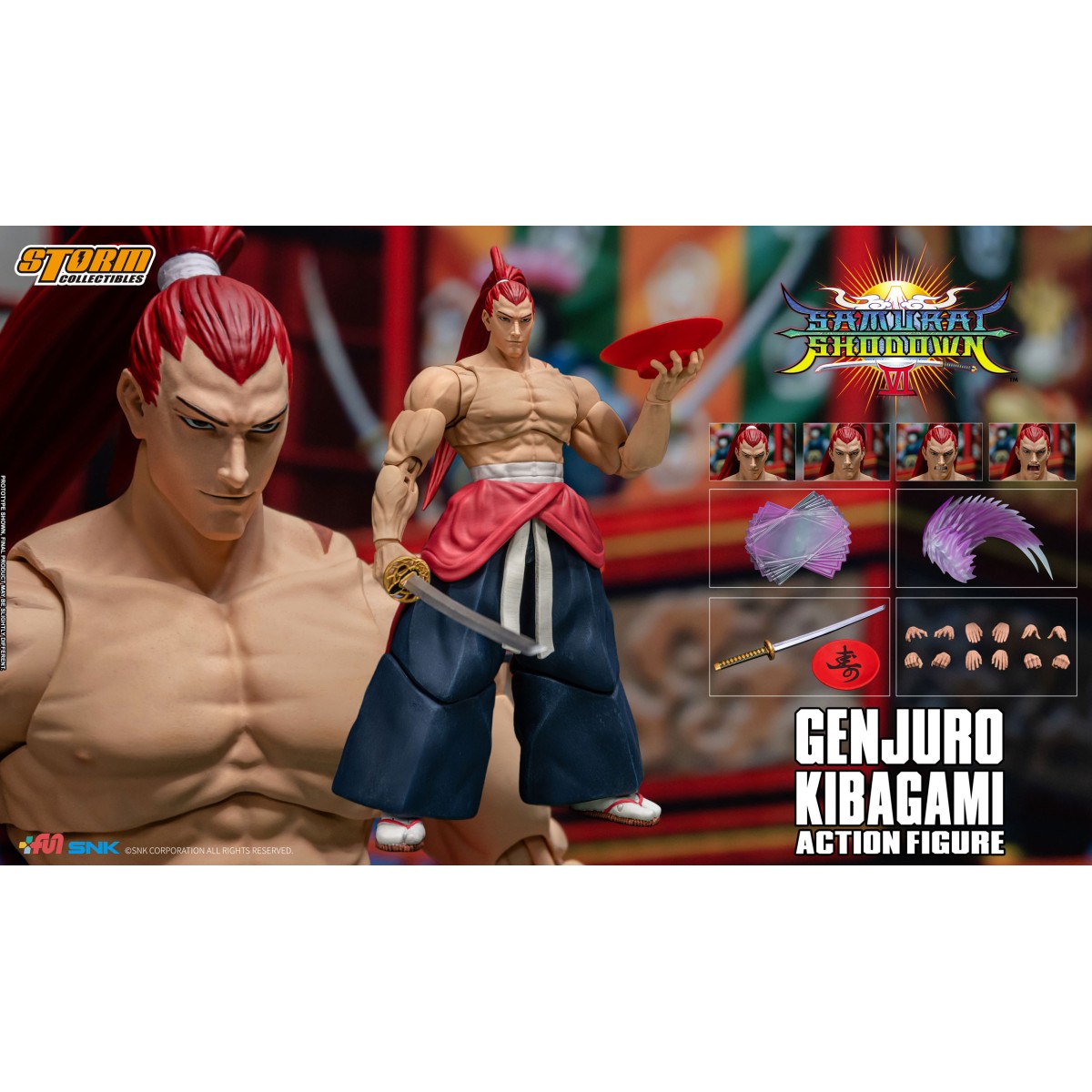 Storm Collectibles - Samurai Shodown VI - GENJURO KIBAGAMI 1/12