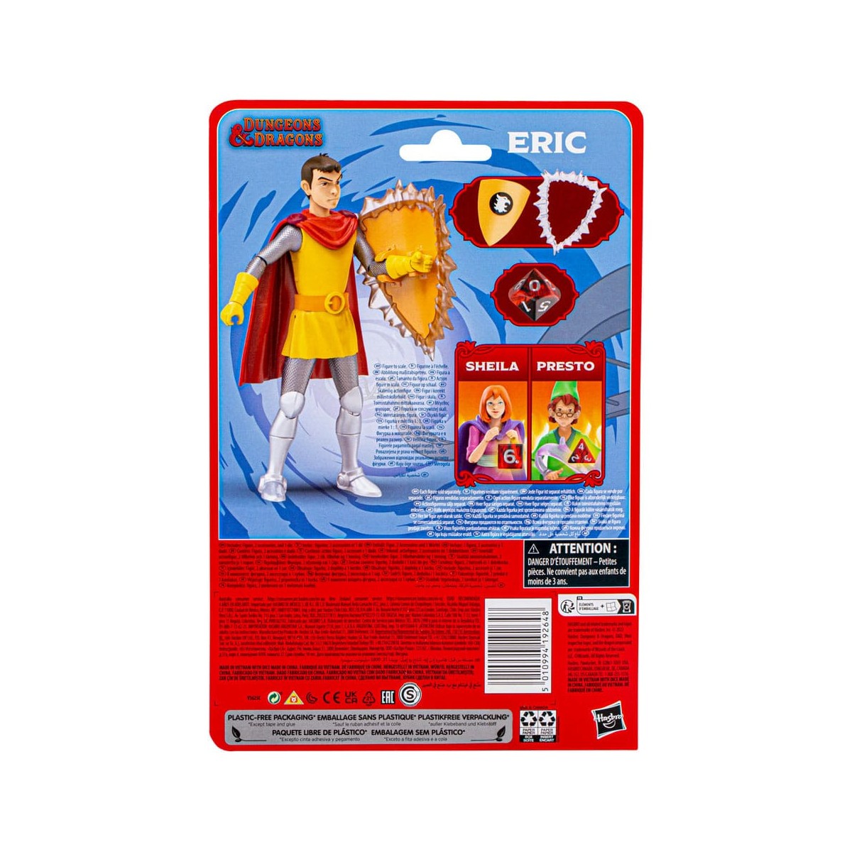 Hasbro - Eric - Dibujos animados de Dragones y Mazmorras