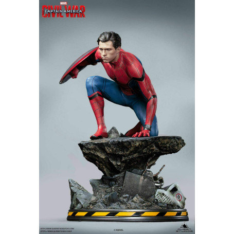 Queen Studios - Spider-Man 1/4 estatua Edición Normal - Capitán América: Civil War