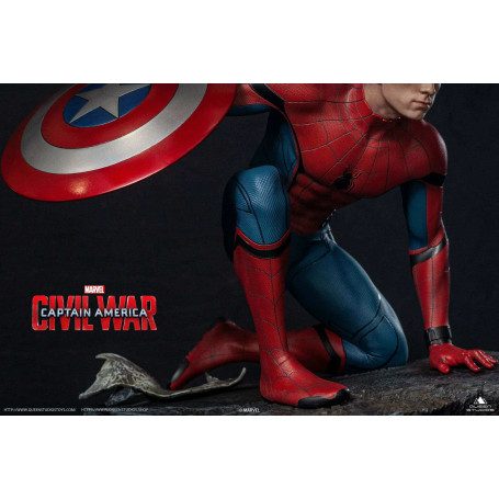 Queen Studios - Spider-Man 1/4 estatua Edición Normal - Capitán América: Civil War