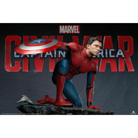 Queen Studios - Spider-Man 1/4 estatua Edición Normal - Capitán América: Civil War