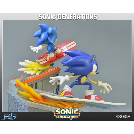 First For Figures Sonic Generations Diorama Statue