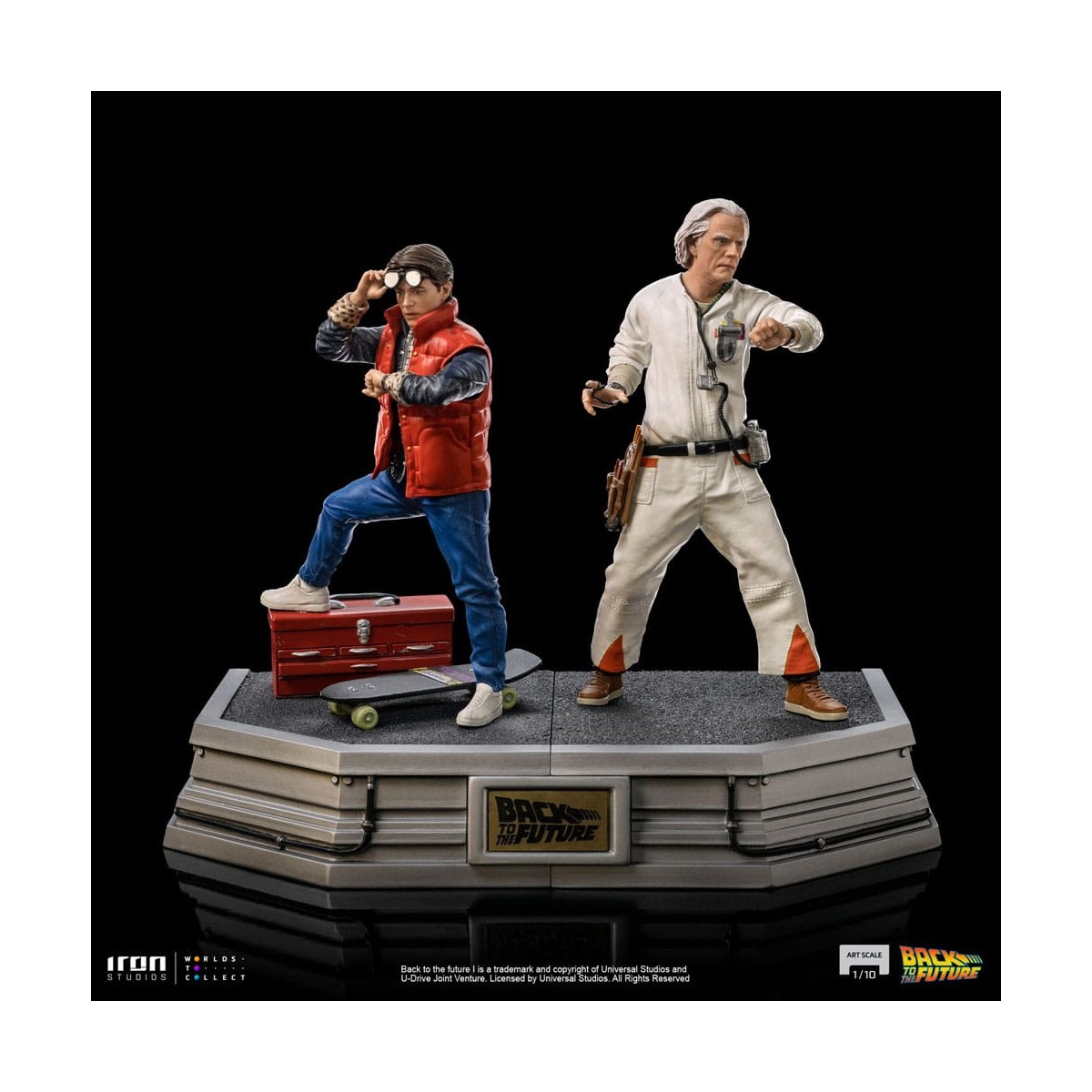 Iron Studios - BTTF - Doc Brown Regreso al Futuro - BDS Art Scale