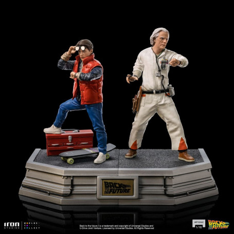 Iron Studios - BTTF - Doc Brown Regreso al Futuro - BDS Art Scale