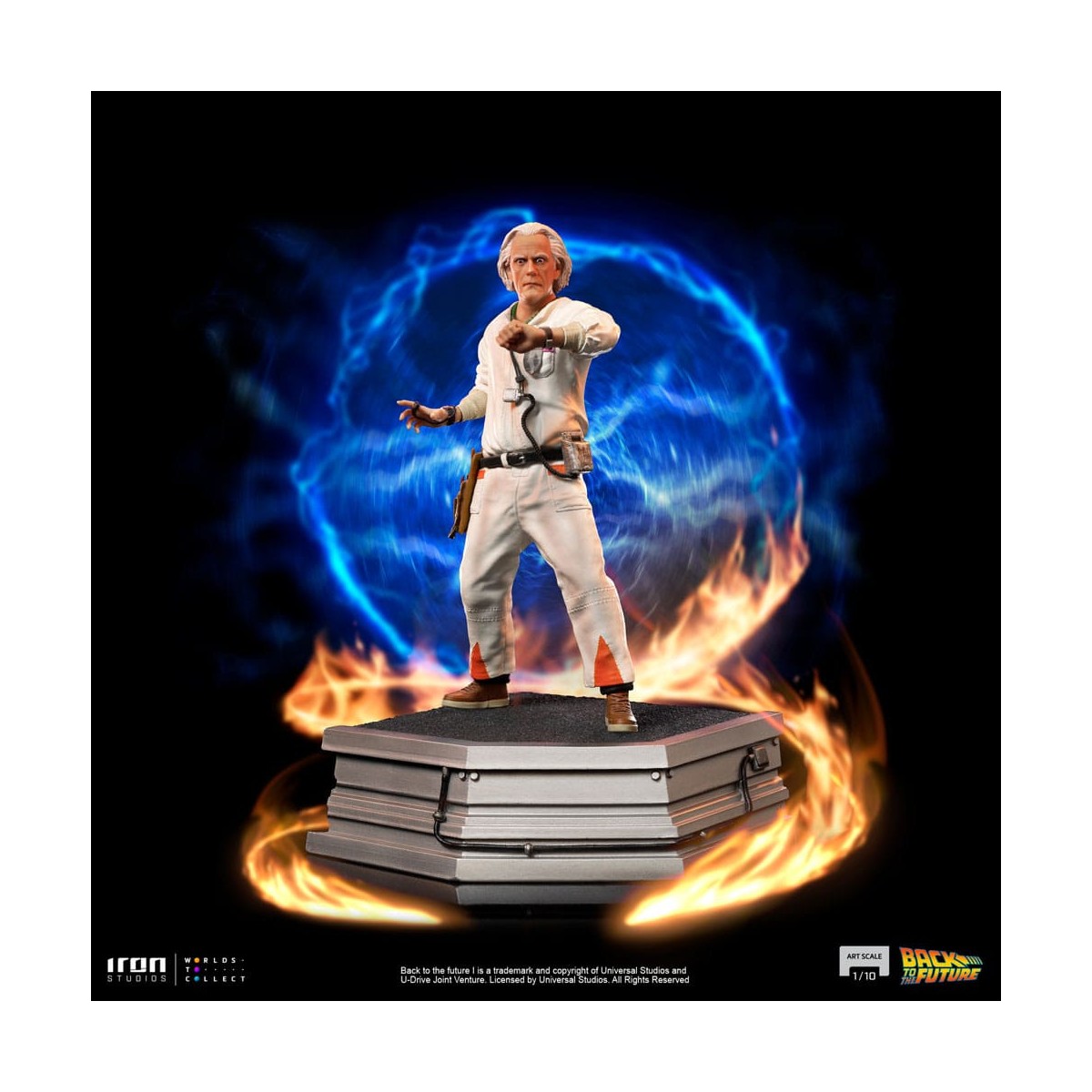 Iron Studios - BTTF - Doc Brown Regreso al Futuro - BDS Art Scale