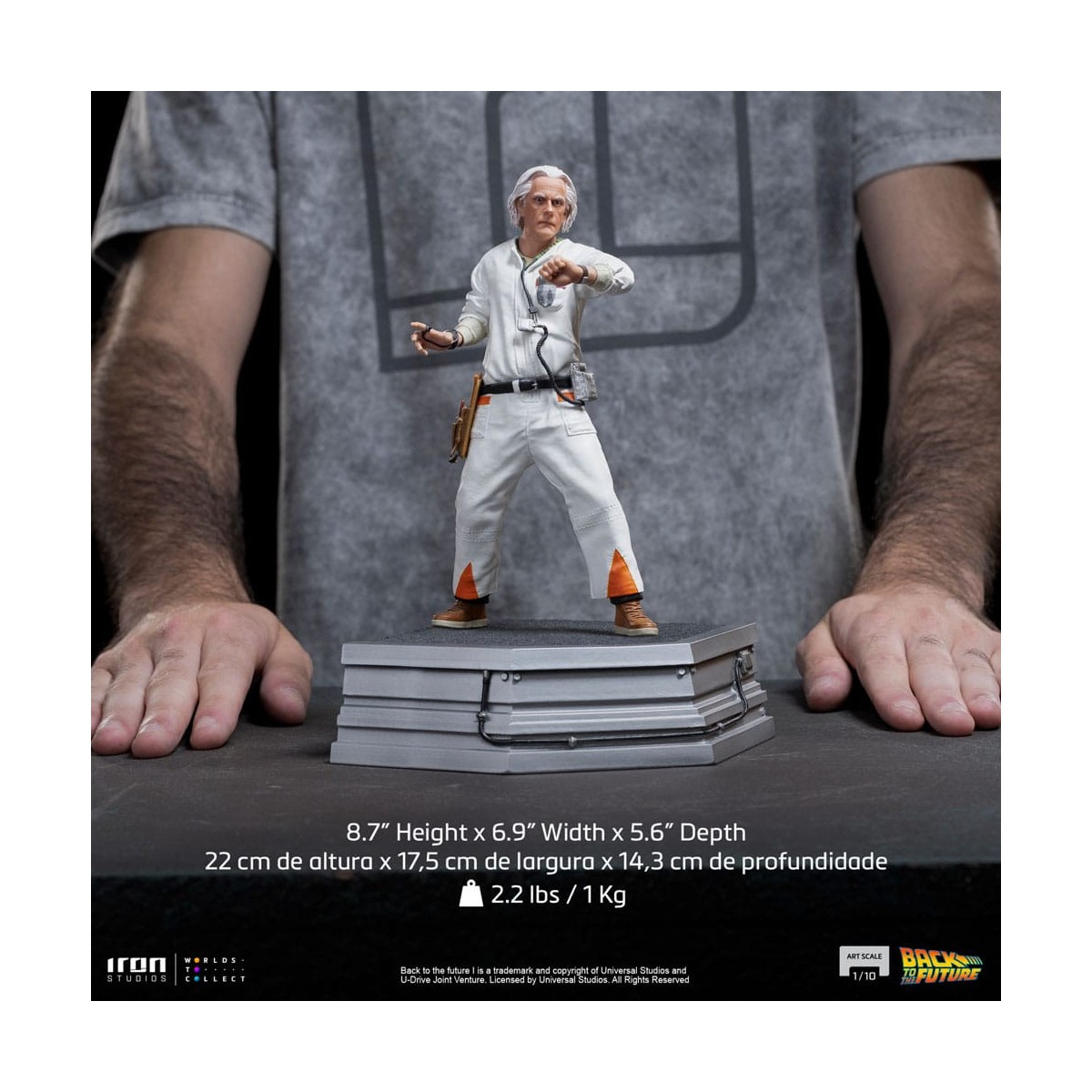 Iron Studios - BTTF - Doc Brown Regreso al Futuro - BDS Art Scale