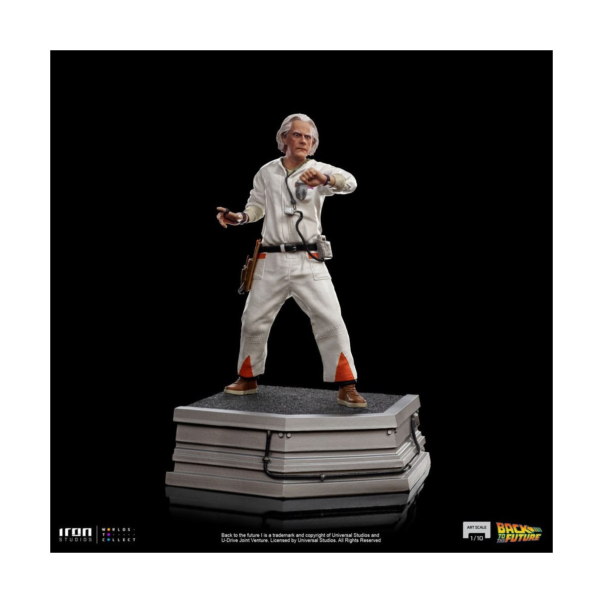 Iron Studios - BTTF - Doc Brown Regreso al Futuro - BDS Art Scale