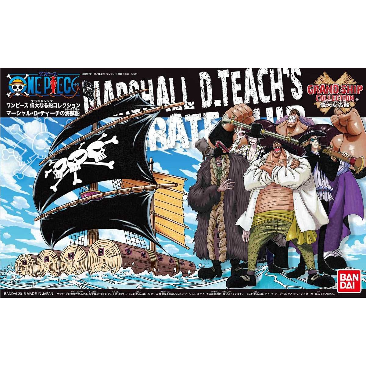 Kit de modelismo Bandai One Piece - MARSHALL D. TEACH'S PIRATE SHIP - Grand Ship Collection