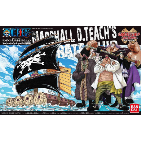 Kit de modelismo Bandai One Piece - MARSHALL D. TEACH'S PIRATE SHIP - Grand Ship Collection