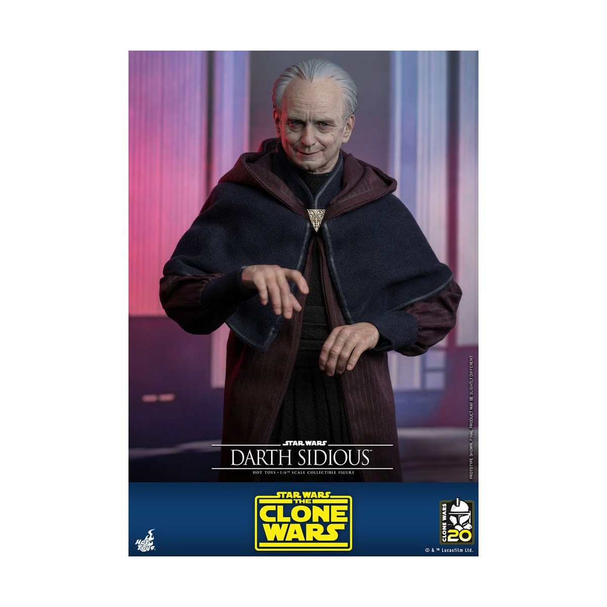Hot Toys Star Wars - Darth Sidious - The Clone Wars 1/6