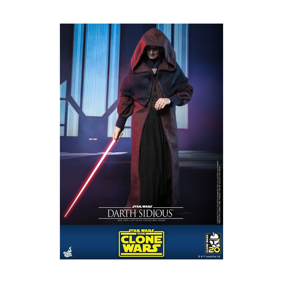 Hot Toys Star Wars - Darth Sidious - The Clone Wars 1/6