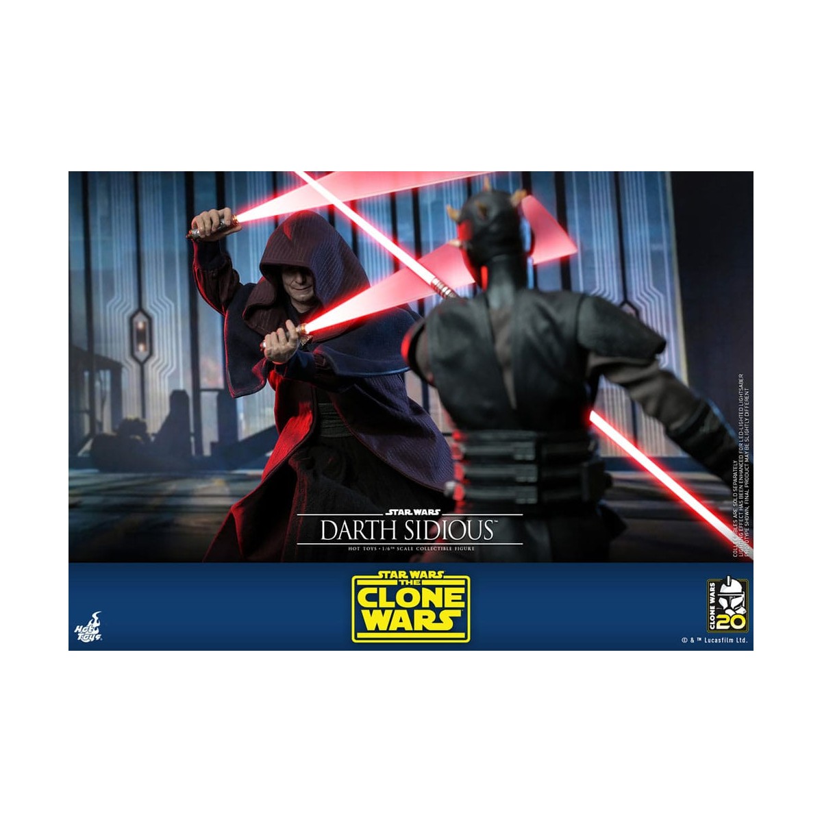 Hot Toys Star Wars - Darth Sidious - The Clone Wars 1/6