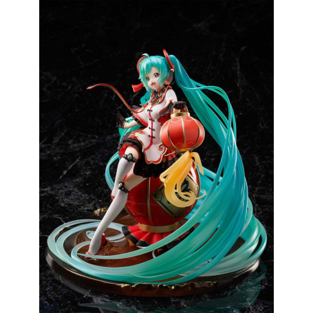 Goodsmile F:NEX x POPPRO HATSUNE MIKU 2021 AÑO NUEVO CHINO - 1/7 estatua de pvc