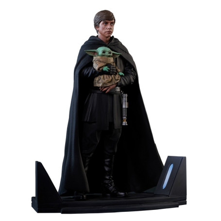 Gentle Giant Star Wars - Luke y Grogu - El Mandaloriano - Estatua Premier Collection 1/7
