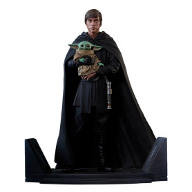 Gentle Giant Star Wars - Luke y Grogu - El Mandaloriano - Estatua Premier Collection 1/7