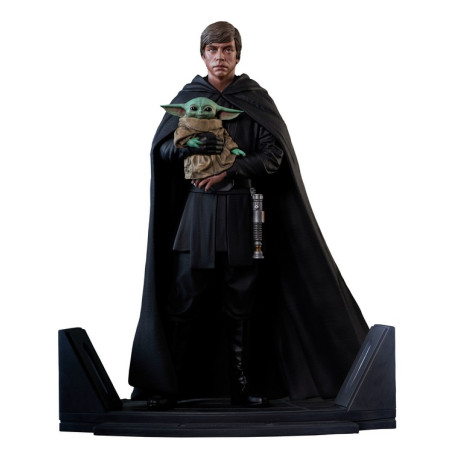Gentle Giant Star Wars - Luke y Grogu - El Mandaloriano - Estatua Premier Collection 1/7