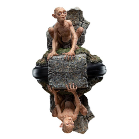 Weta - El Señor de los Anillos estatuilla Gollum y Sméagol en Ithilien - LOTR