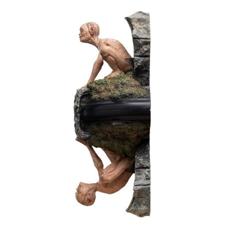 Weta - El Señor de los Anillos estatuilla Gollum y Sméagol en Ithilien - LOTR