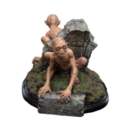 Weta - El Señor de los Anillos estatuilla Gollum y Sméagol en Ithilien - LOTR