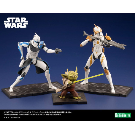 Star Wars - ARTFX kotobukiya - Captain Rex - The Clone Wars Estatua de PVC 1/10