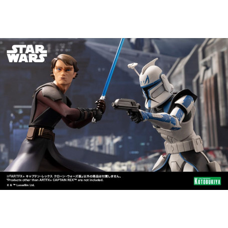 Star Wars - ARTFX kotobukiya - Captain Rex - The Clone Wars Estatua de PVC 1/10