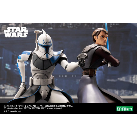 Star Wars - ARTFX kotobukiya - Captain Rex - The Clone Wars Estatua de PVC 1/10