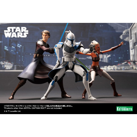 Star Wars - ARTFX kotobukiya - Captain Rex - The Clone Wars Estatua de PVC 1/10