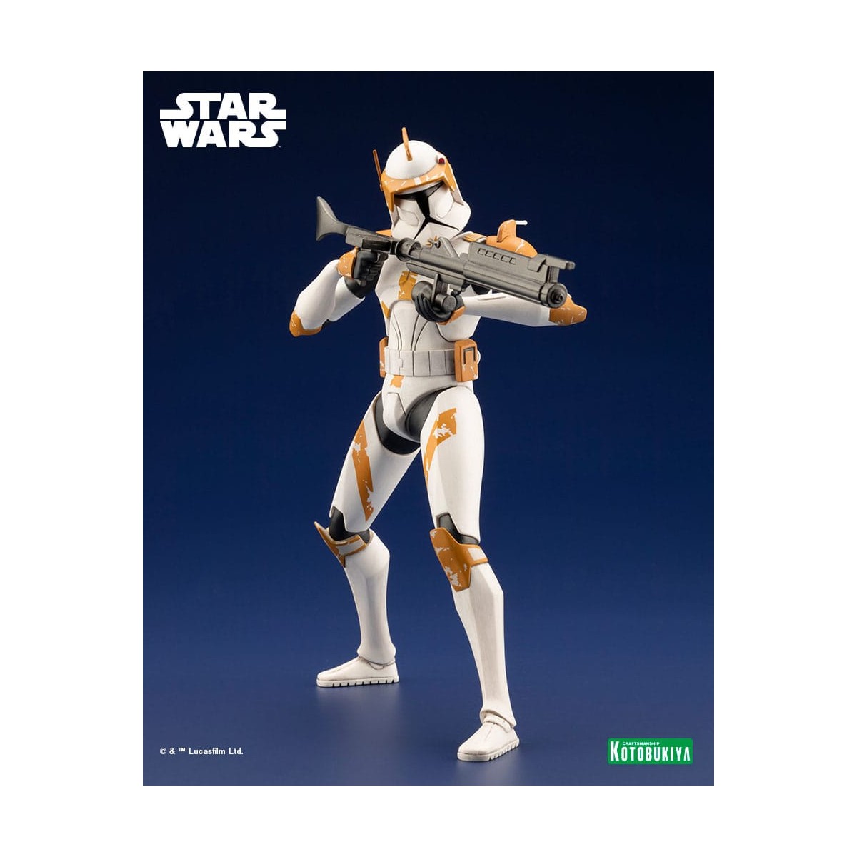 Star Wars - ARTFX kotobukiya - Comandante Cody - The Clone Wars Estatua de PVC 1/10