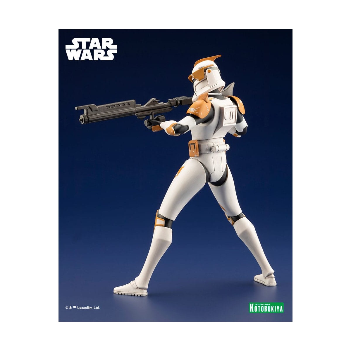 Star Wars - ARTFX kotobukiya - Comandante Cody - The Clone Wars Estatua de PVC 1/10