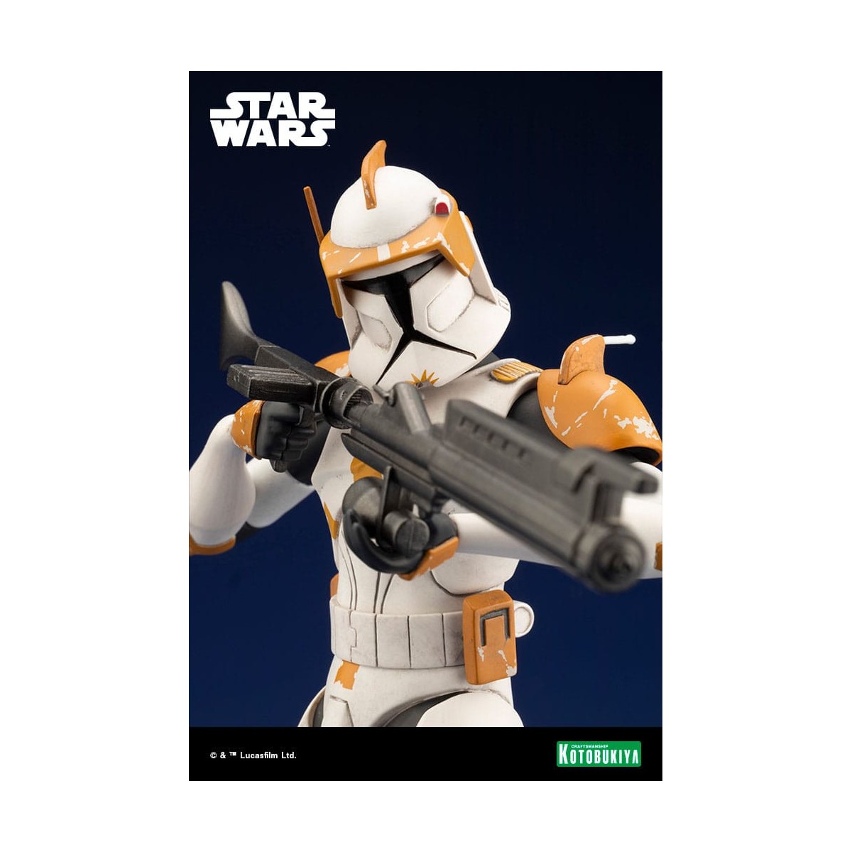 Star Wars - ARTFX kotobukiya - Comandante Cody - The Clone Wars Estatua de PVC 1/10