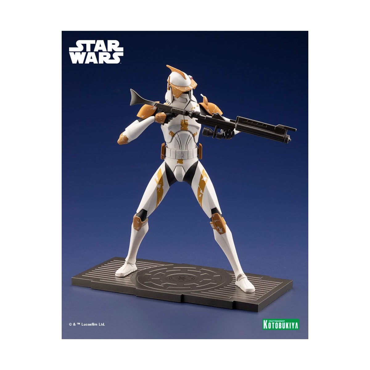 Star Wars - ARTFX kotobukiya - Comandante Cody - The Clone Wars Estatua de PVC 1/10