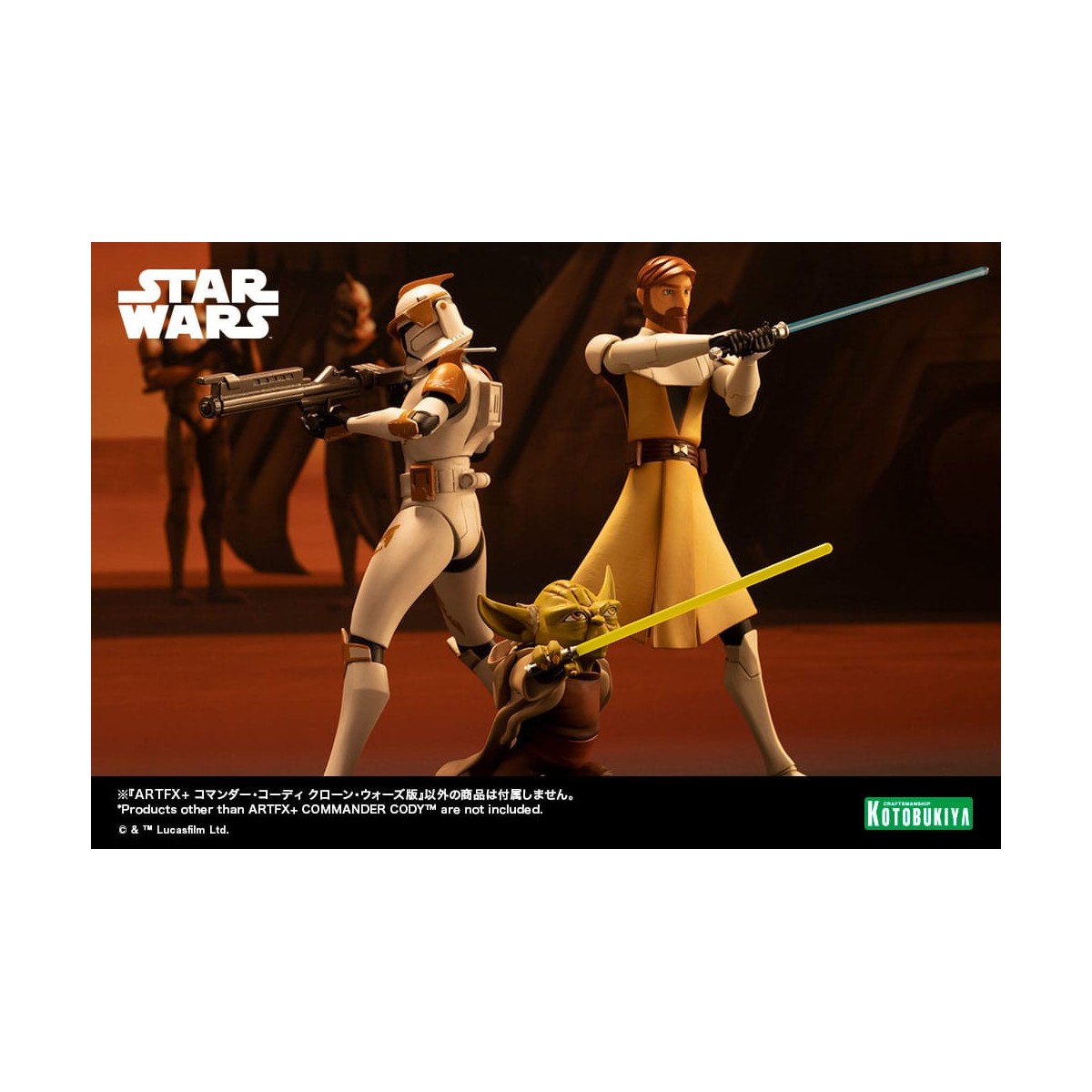 Star Wars - ARTFX kotobukiya - Comandante Cody - The Clone Wars Estatua de PVC 1/10