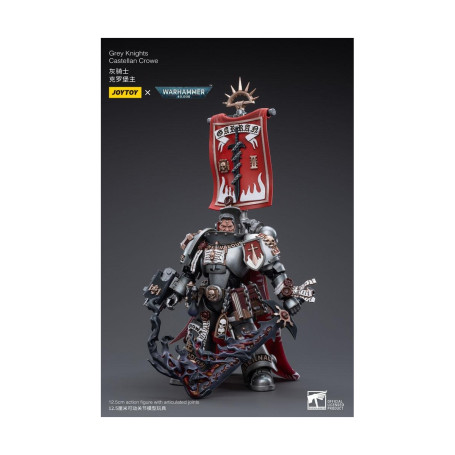 JoyToy Marines Espaciales - Caballeros Grises - Castellan Crowe 1/18 - Warhammer 40K