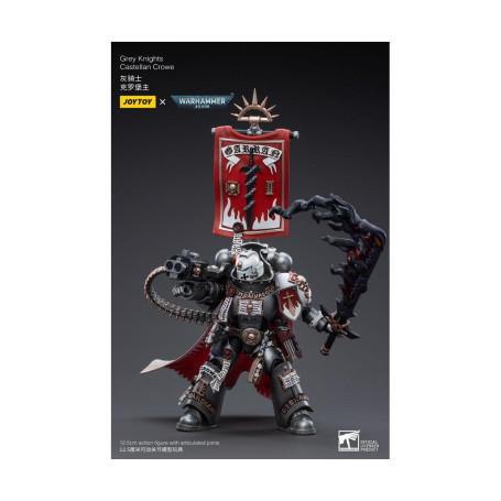 JoyToy Marines Espaciales - Caballeros Grises - Castellan Crowe 1/18 - Warhammer 40K
