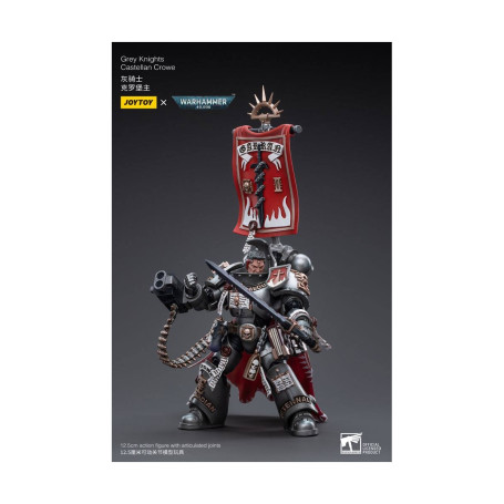 JoyToy Marines Espaciales - Caballeros Grises - Castellan Crowe 1/18 - Warhammer 40K