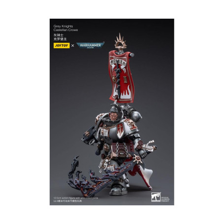 JoyToy Marines Espaciales - Caballeros Grises - Castellan Crowe 1/18 - Warhammer 40K
