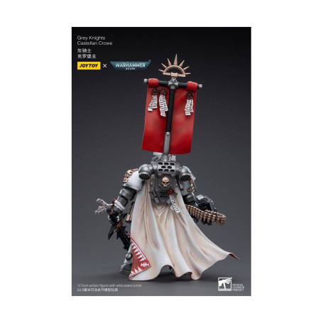 JoyToy Marines Espaciales - Caballeros Grises - Castellan Crowe 1/18 - Warhammer 40K