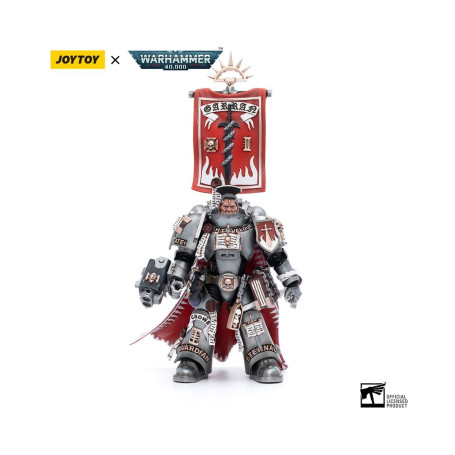 JoyToy Marines Espaciales - Caballeros Grises - Castellan Crowe 1/18 - Warhammer 40K
