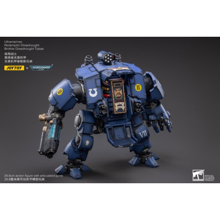 JoyToy - Marines Espaciales - Ultramarines - Redemptor Dreadnought Hermano Tyleas 1/18 - Warhammer 40K