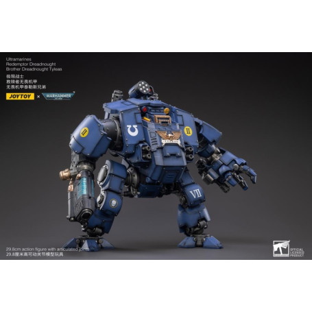 JoyToy - Marines Espaciales - Ultramarines - Redemptor Dreadnought Hermano Tyleas 1/18 - Warhammer 40K