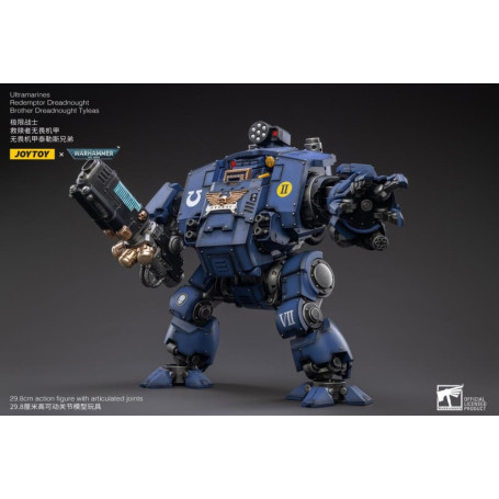 JoyToy - Marines Espaciales - Ultramarines - Redemptor Dreadnought Hermano Tyleas 1/18 - Warhammer 40K