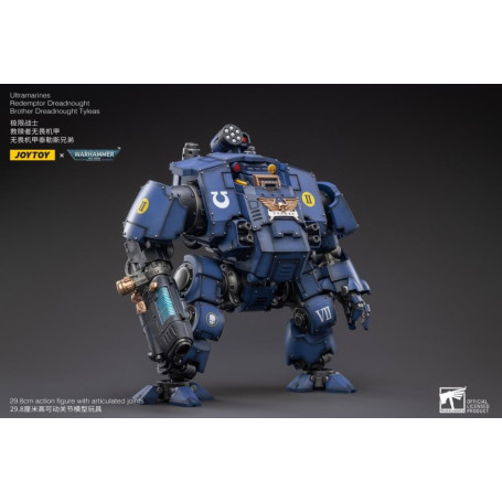 JoyToy - Marines Espaciales - Ultramarines - Redemptor Dreadnought Hermano Tyleas 1/18 - Warhammer 40K
