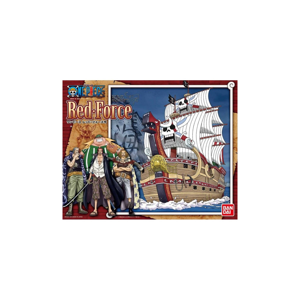 Bandai One Piece Model Kit - FUERZA ROJA - Naves Hi-End