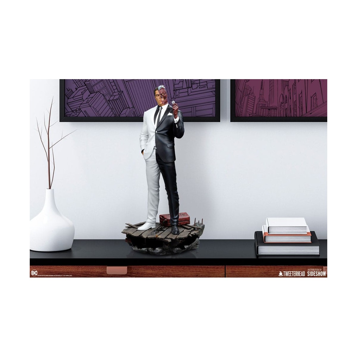 Tweeterhead - DC Comics: estatua Two Face 1/4 - Doble Cara