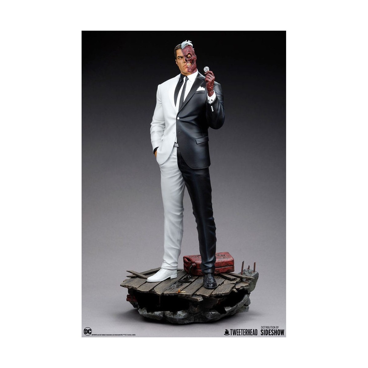 Tweeterhead - DC Comics: estatua Two Face 1/4 - Doble Cara