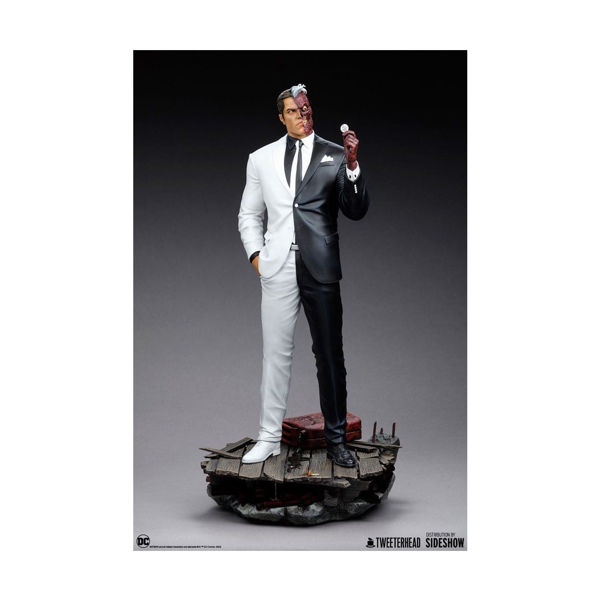 Tweeterhead - DC Comics: estatua Two Face 1/4 - Doble Cara