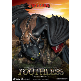 Beast Kingdom - Cómo entrenar a tu dragón: El mundo oculto Master Craft Toothless - Dragones desdentados 3: El mundo oculto.