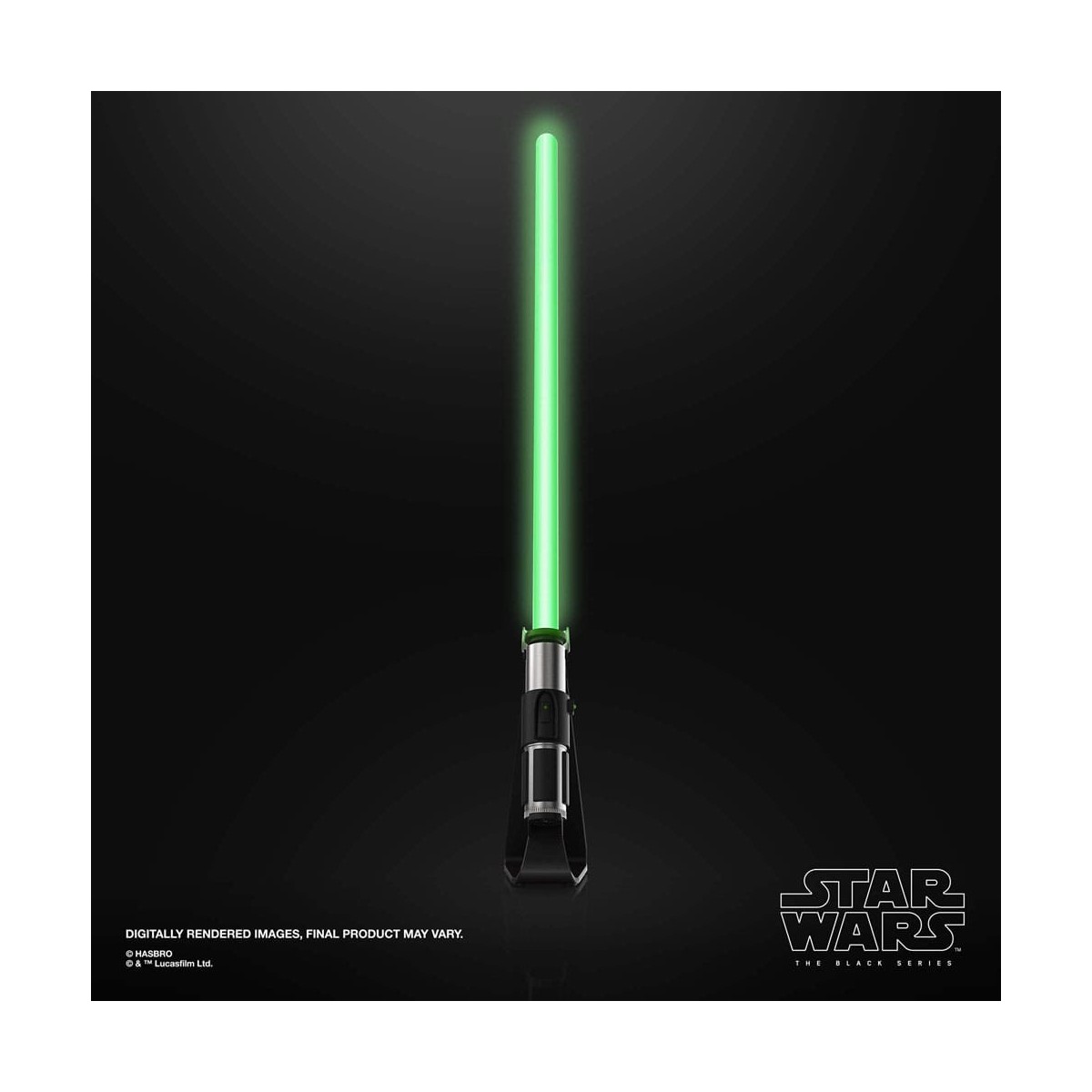 Hasbro - Sable láser Yoda Force Fx - Negro Serie Replica Elite